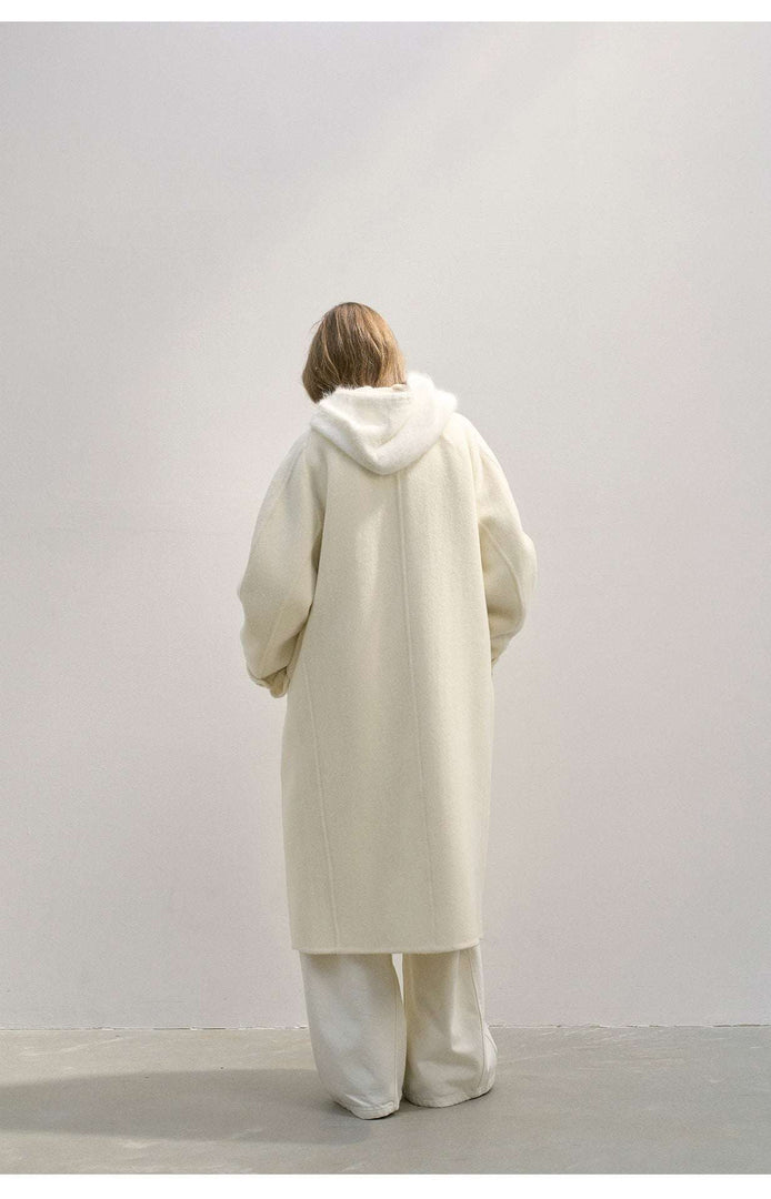 Alpaca Wool Oversized Collar Coat