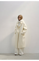 Load image into Gallery viewer, Alpaca Wool Oversized Collar Coat
