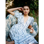 Bild in Galerie-Viewer laden, Vintage-style linen dress in floral print
