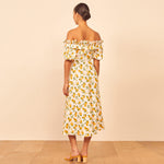 Bild in Galerie-Viewer laden, Vintage-style linen dress in floral print
