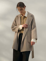 Load image into Gallery viewer, Pure Wool Open Front Cardigan Coat for Women
