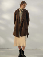 Load image into Gallery viewer, Pure Wool Open Front Cardigan Coat for Women
