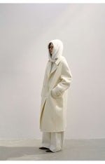 Загрузите изображение в программу просмотра галереи, Alpaca Wool Oversized Collar Coat
