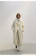 Load image into Gallery viewer, Alpaca Wool Oversized Collar Coat
