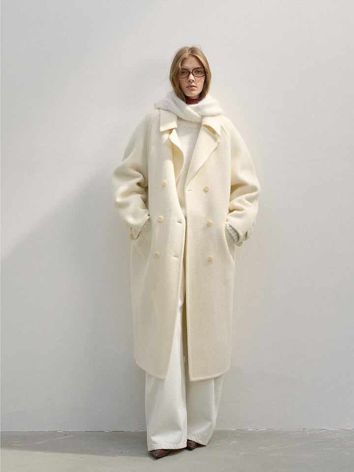 Alpaca Wool Oversized Collar Coat