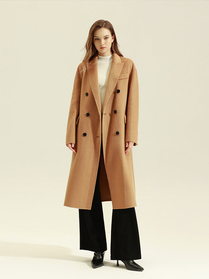 Blazer Collar Cashmere Coat