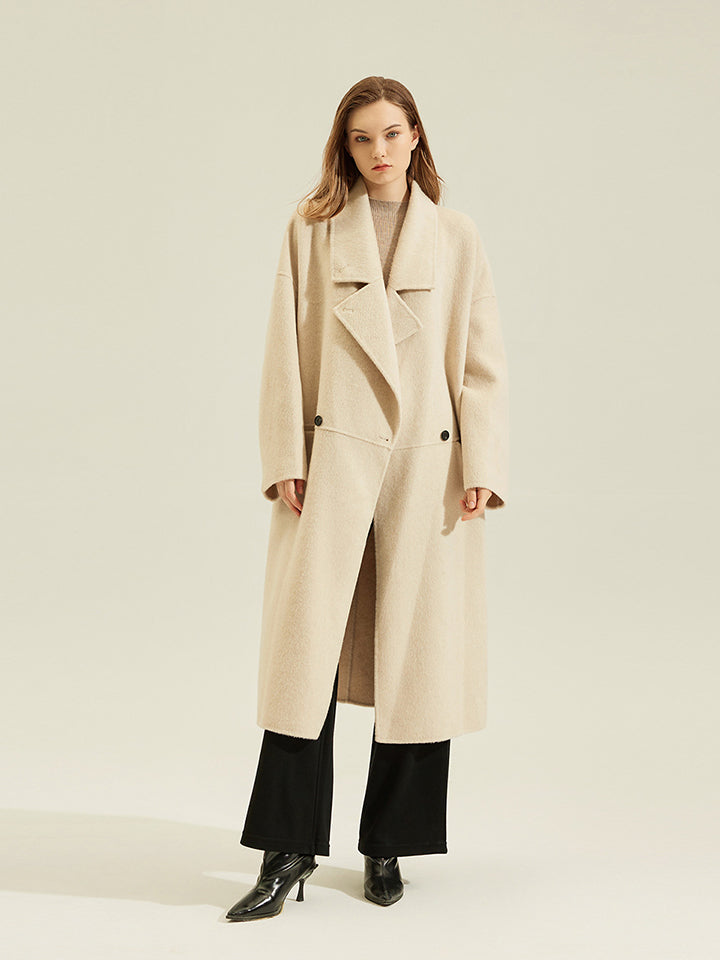 Double-Sided Cashmere Wool Coat