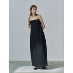 Load image into Gallery viewer, Linen Dress with Front Split Arc Silhouette
