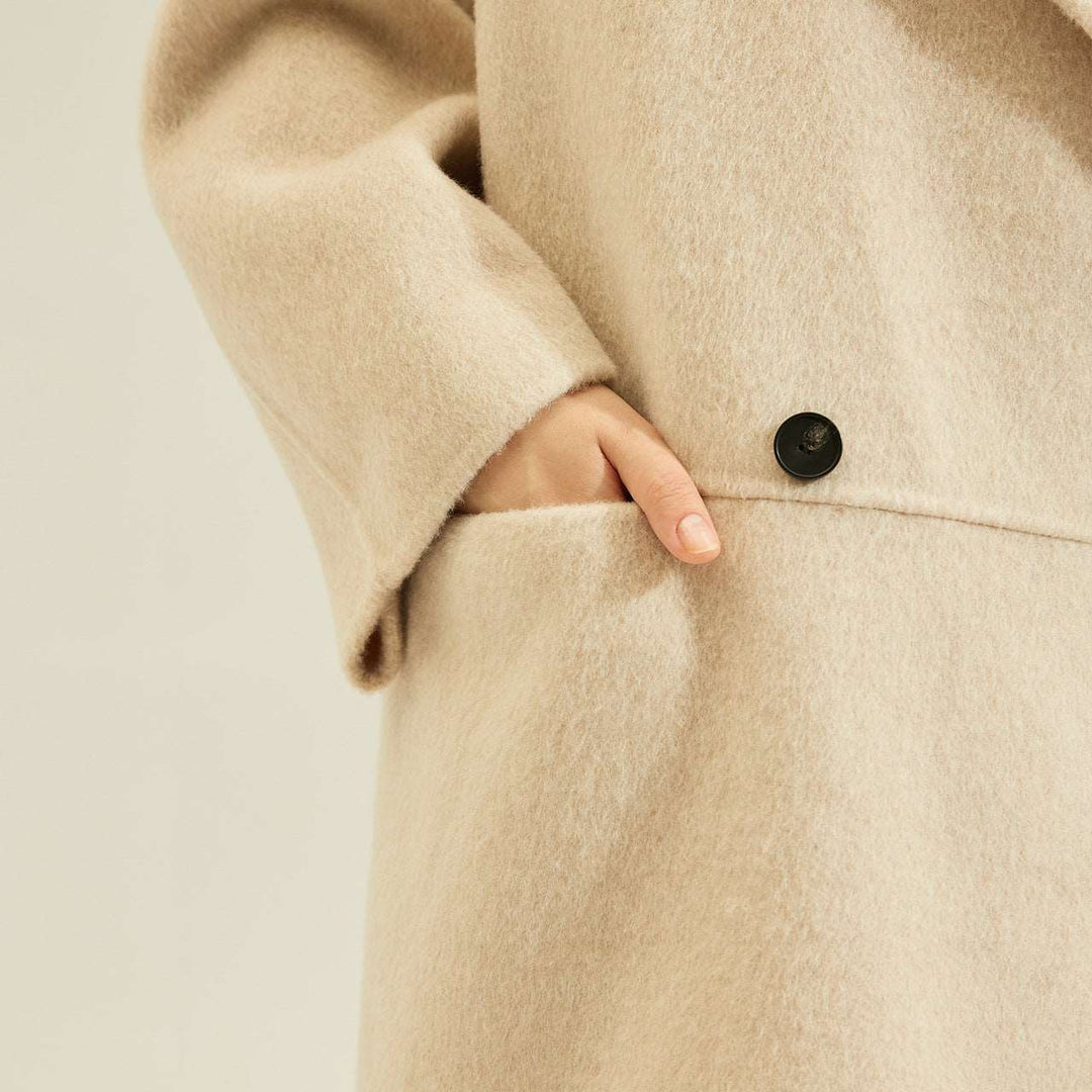 Double-Sided Cashmere Wool Coat