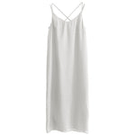 Загрузите изображение в программу просмотра галереи, Double Strap Backless Slip Dress - Lightweight Breathable Ramie Cotton Nightgown Underdress
