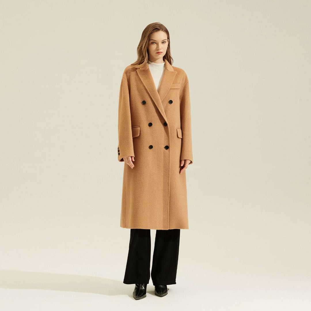 Blazer Collar Cashmere Coat