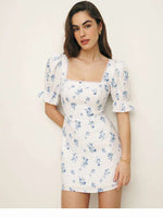 Load image into Gallery viewer, Vintage-style linen dress
