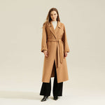 Load image into Gallery viewer, Long Double-Sided Cashmere Coat
