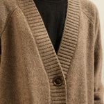 Bild in Galerie-Viewer laden, Cashmere V-Neck Knit Cardigan
