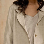 Bild in Galerie-Viewer laden, Cotton-Linen Trench Coat with Lapels
