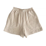 Load image into Gallery viewer, VIENI&#39;s linen shorts for women, perfect for casual summer days
