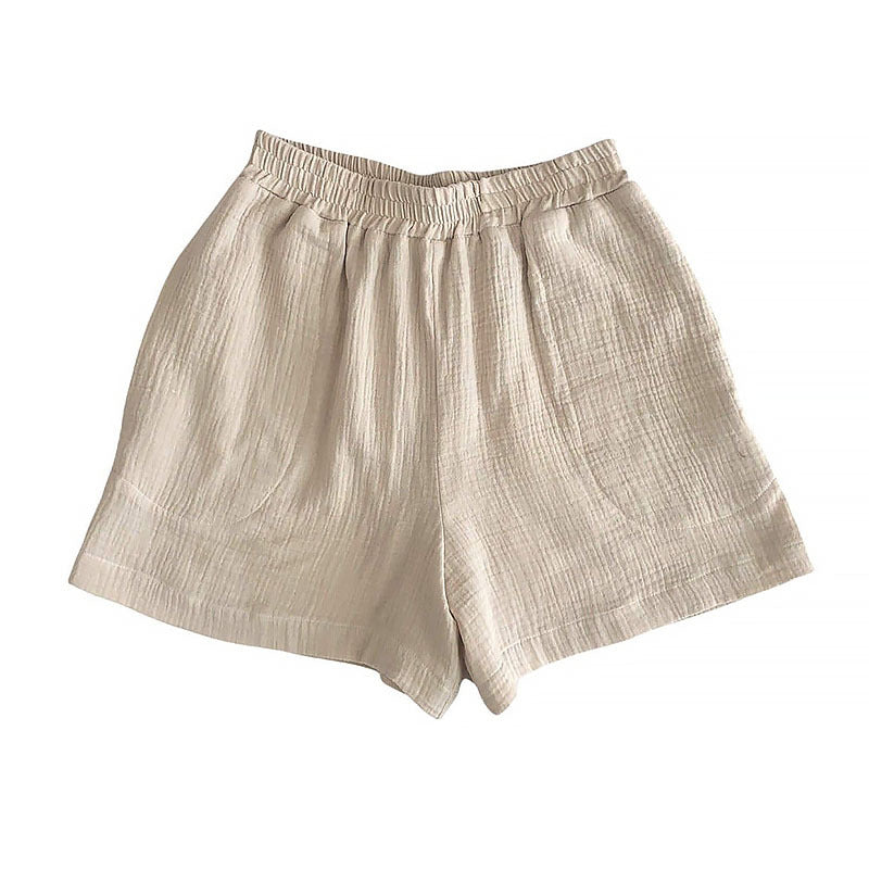 VIENI's linen shorts for women, perfect for casual summer days