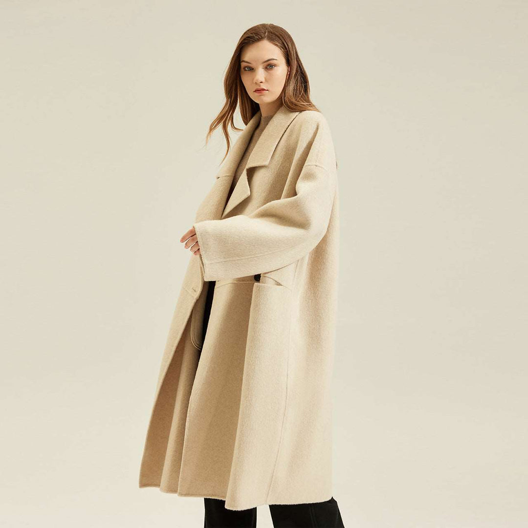 Double-Sided Cashmere Wool Coat