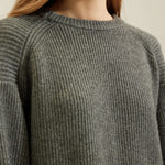 Load image into Gallery viewer, Thick Cashmere Crewneck Sweater
